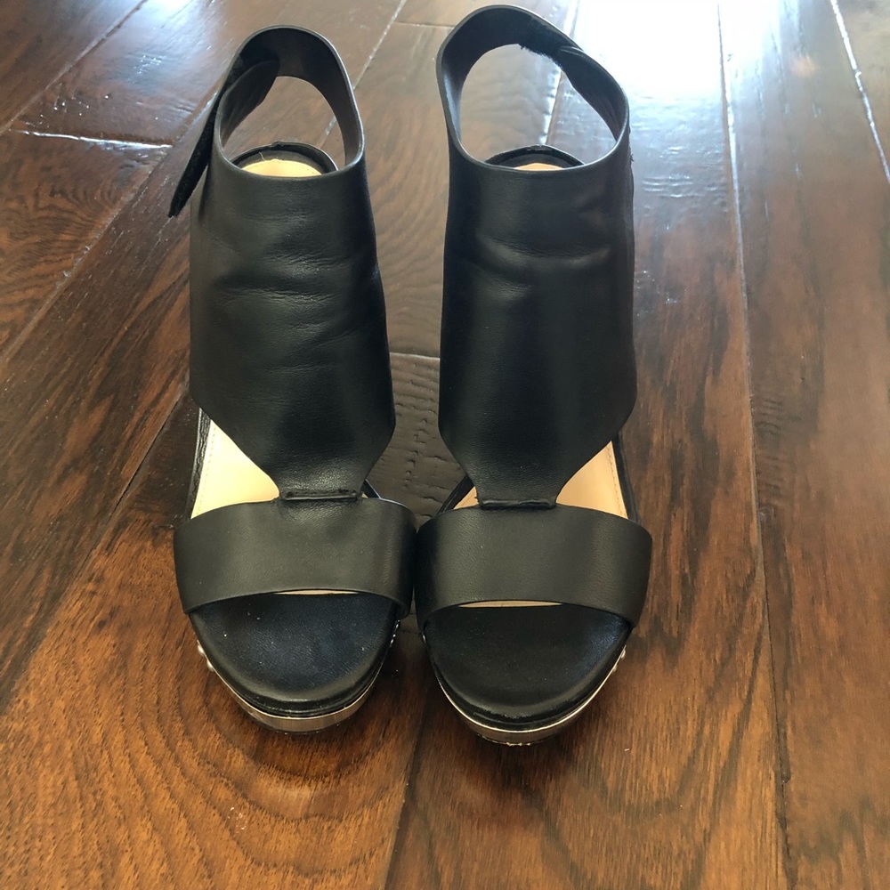 Vince Camuto black Wedges